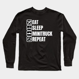 Eat Sleep Minitruck Repeat Long Sleeve T-Shirt